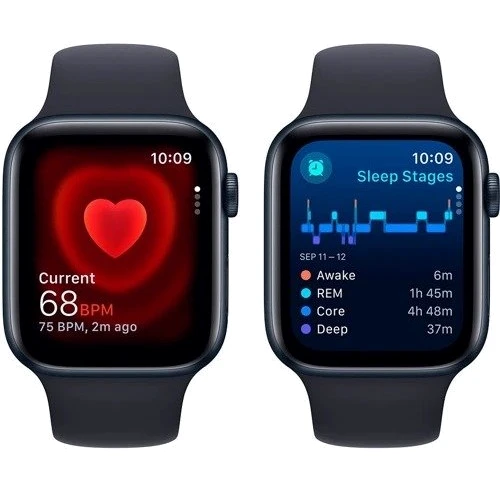 Apple Watch SE 2 2023 44mm GPS Midnight Aluminum Case with Midnight Sport Band - M/L (MRE93) Approved Витринный образец фото 3