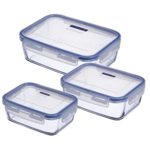 Емкость для хранения Набор емкостей для хранения Luminarc Pure Box G8596 (3 пр.) фото 3