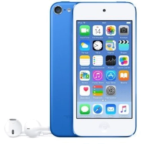 MP3-плеер Apple iPod touch 6Gen 128GB Blue (MKWP2): Дисплей 4.0 дюйма Retina, (1136x640 пикселей) с поддержкой Multi-touch, Corning Gorilla Glass