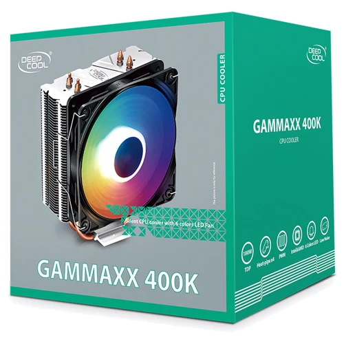 Кулер Deepcool GAMMAXX 400K: Кількість вентиляторів, шт 1