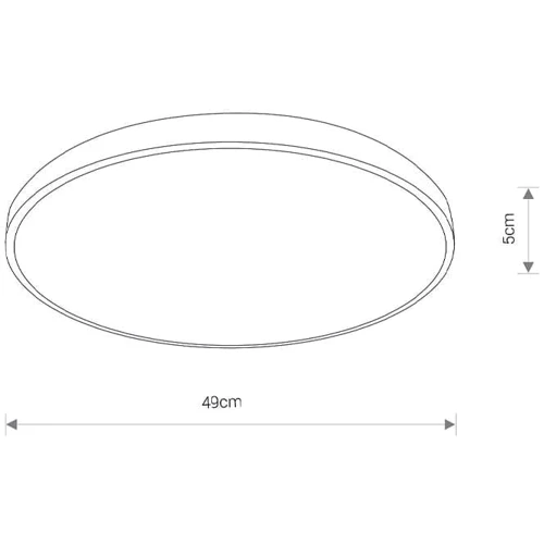 Светильник Nowodvorski 8184 Agnes round LED 1x32W 4000K: Тип Потолочные светильники