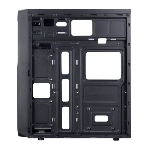 Корпус Prologix E109 Black: Материал передней панели пластик