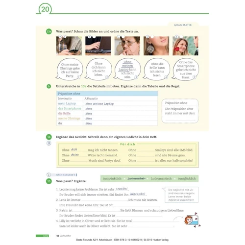 Beste Freunde A2.1: Arbeitsbuch mit Audio-CD: Количество страниц 100