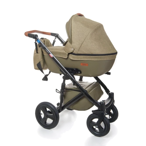 Универсальная коляска 2-в-1 Broco Capri textile olive: Количество блоков 1