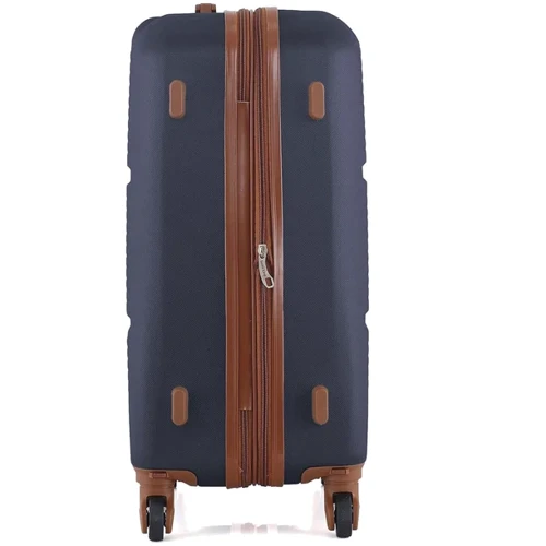 Чемодан Semi Line 24" (M) Navy (T5712-2): Фактура Гладкая