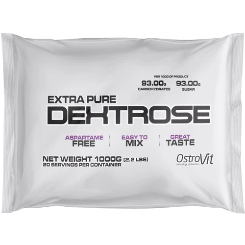 OstroVit Extra Pure Dextrose 1000 g /20 servings/ Lemon