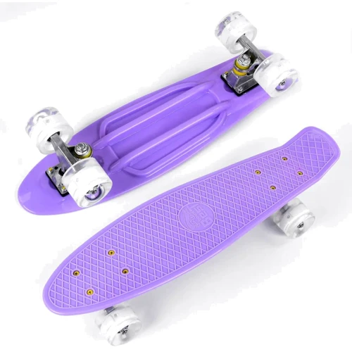 Пенни борд Best Board сиреневый 55 см (6502)