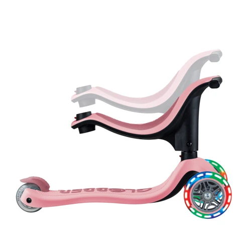 Самокат дитячий Globber GO-Up Sporty Lights пастельно-рожевий (452-710-4) фото 8