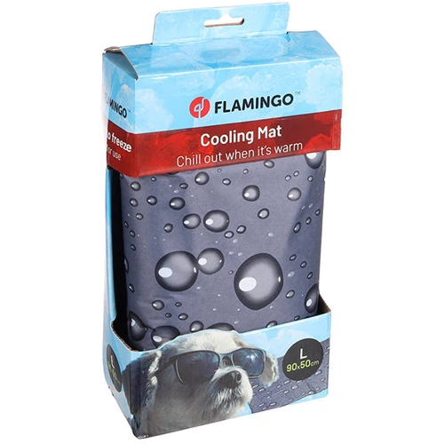 Підстилка Краплі Flamingo Cooling Pad Drop для собак та котів L 90х50х0.6 см ОХОЛОДЖУВАЛЬНА (58826)