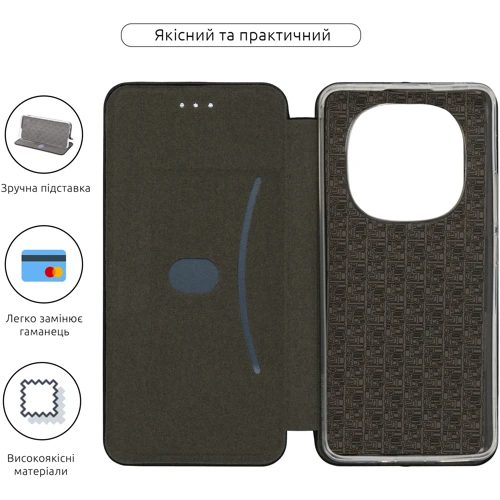 Чехол для телефонов ArmorStandart G-Case Black for Xiaomi Redmi Note 14 Pro+ 5G (ARM79792): Тип чехол-книжка