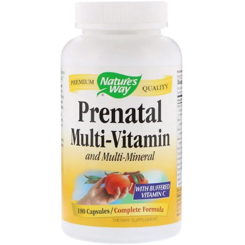 Nature's Way, Prenatal Multi-Vitamin and Multi-Mineral, 180 Capsules (NWY45130)