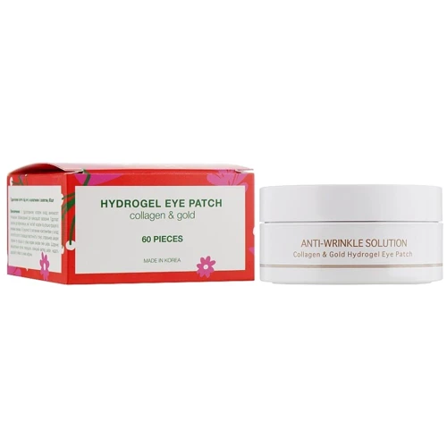 BeauuGreen Collagen & Gold Hydrogel Eye Patch (Medium Type) Гидрогелевые патчи для глаз с коллагеном и коллоидным золотом 60 pcs.: Назначение Увлажнение, Питание, От темных кругов, Восстановление