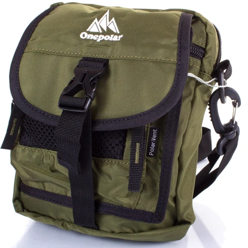 Чоловіча сумка через плече Onepolar хакі (W3088-green)