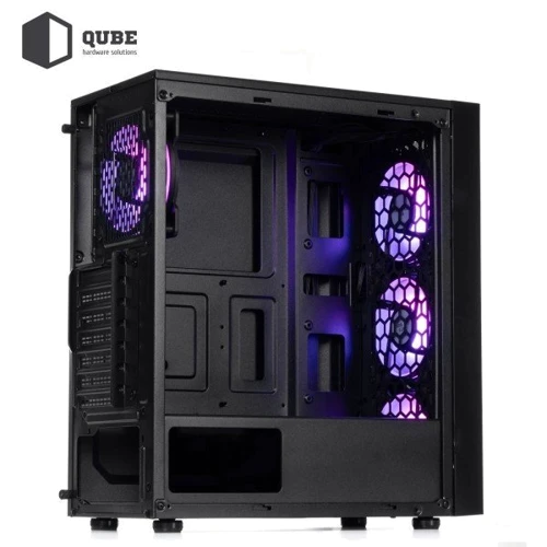 Корпус QUBE CARNIVAL Black 4Fan (CARNIVAL_FFNU3) фото 6