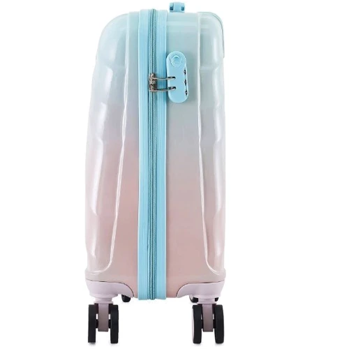 Чемодан Semi Line 20" (S) Blue/Pink Cream Gradient голубой/розовый градиент (T5649-1): Тип ручки Телескопическая ручка, Короткая ручка