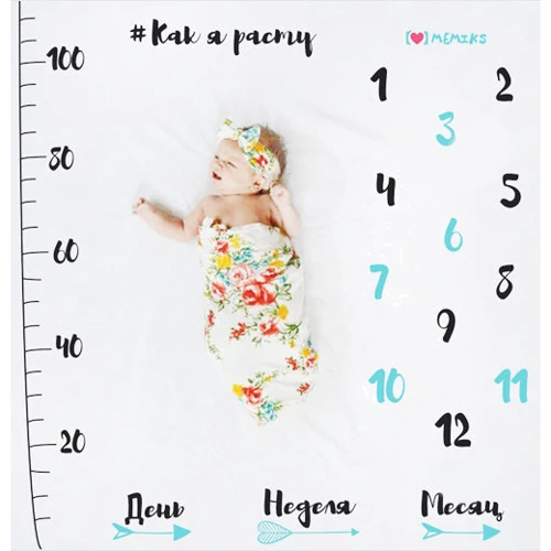 Пелюшка для фотографії Memiks фотопелёнка Як я росту фото 2