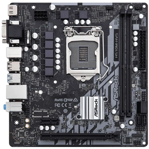 ASRock H510M-HVS R2.0: Оперативная память 2хDDR4 3200, до 64 ГБ
