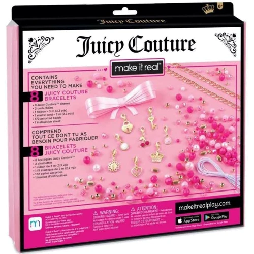 Набір для створення шарм-браслетів Make it Real Juicy Couture Неймовірні рожеві браслети (MR4413)