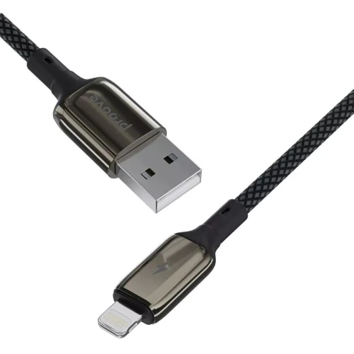 Кабель Proove USB Cable to Lightning Dense Metal 2.4A 1m Black (CCDM20001101): Тип USB Cable - Lightning