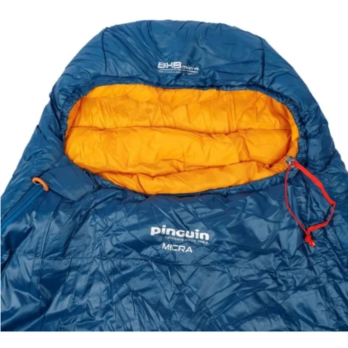 Спальный мешок Pinguin Micra (6/1°C) 195 см - Right Zip, Blue (PNG 230451) 2020: Тип кокон