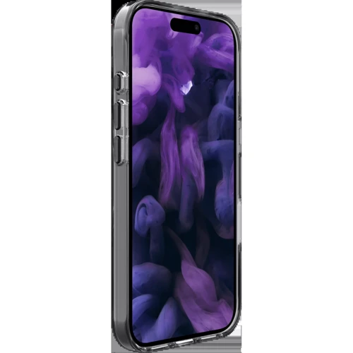 Чехол для iPhone LAUT CRYSTAL-M Transparent Black (L_IP24A_CRM_UB) for iPhone 16: Материалы Пластик