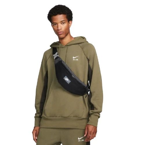 Сумка Nike NK HERITAGE HIP PACK-TRL 3L чорно-сіра Уні 35x15x5 см (DJ1620-011): Колір черный