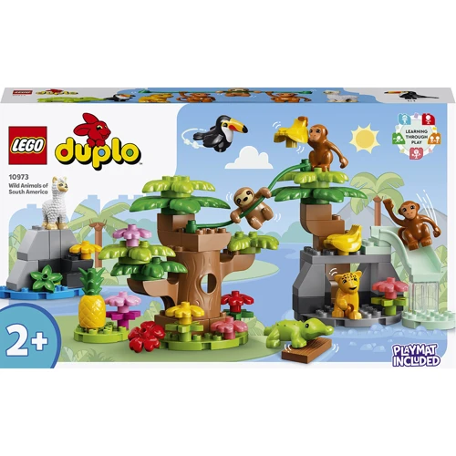 Конструктор LEGO DUPLO Дикие животные Южной Америки (10973)