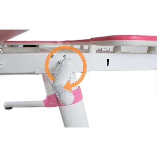 Стіл Evo-kids Darwin Pink з полицею (арт.Evo-502 P + полку Evo-S 515): Глибина, см 73