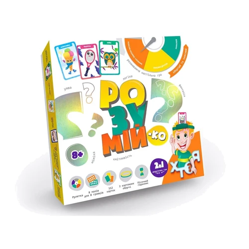 Развивающая Настольная игра Danko Toys Розумій-ка укр