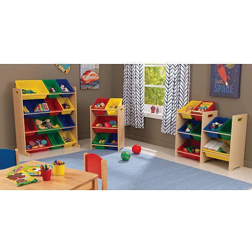 Ящики для игрушек KidKraft 5 Bin Storage Unit - Natural Primary (15472)