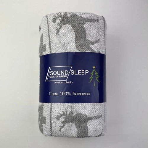 Плед SoundSleep Лесные Мотивы серый 140х200 см (2251970799014): Производитель SoundSleep