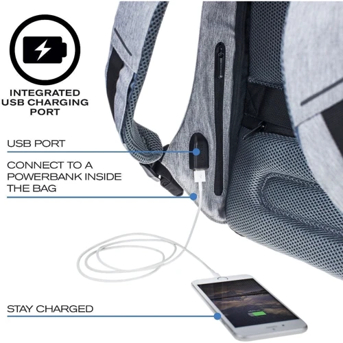 XD Design Bobby Anti-Theft Backpack Camouflage Blue (P705.655) for MacBook 13-14" фото 14
