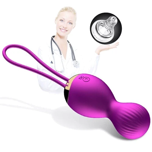 Вагинальные шарики с вибрацией и с пультом ДУ FOX - Vibrating Silicone Kegel Balls USB