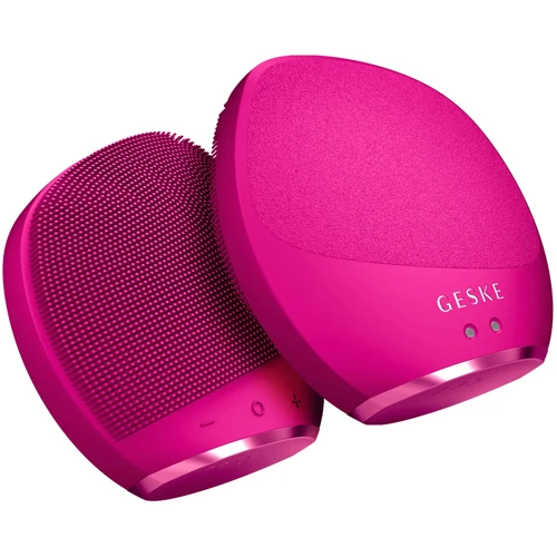 Ультразвуковая щетка для тела и интенсивный пилинг GESKE Sonic Body Brush&Intensive Exfoliator 7в1 magenta фото 4