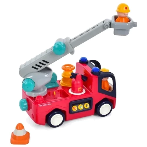 Детская пожарная машинка Hola Toys со светом и звуком (E9998-HL)