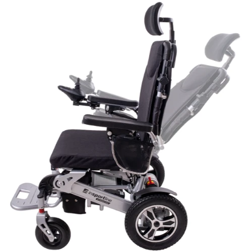 Электрическая инвалидная коляска inSPORTline Hawkie Evo с регулируемой спинкой 700W (25933)