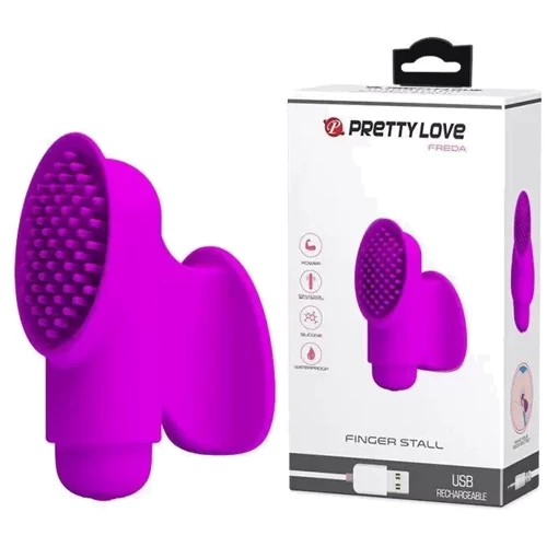 Клиторальный стимулятор на палец Pretty Love «Freda» BI-014596