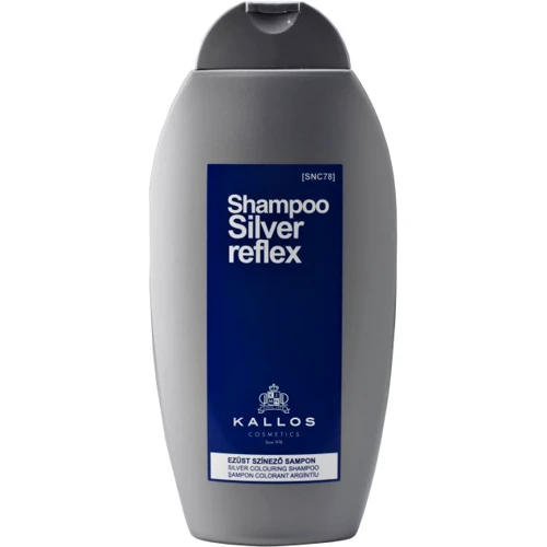 Kallos Cosmetics Silver Reflex Shampoo Шампунь серебряный окрашивающий для блондированных и седых волос 350мл