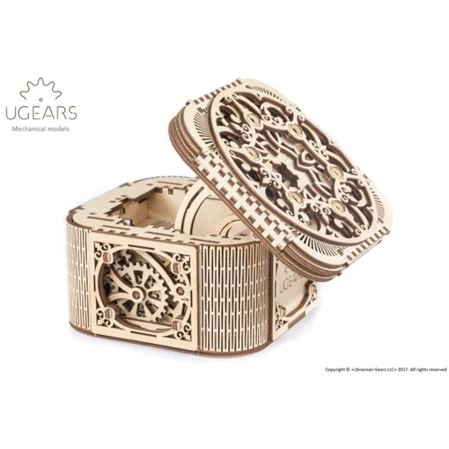 Механічний 3D пазл UGEARS "Скринька з секретом" (70031)