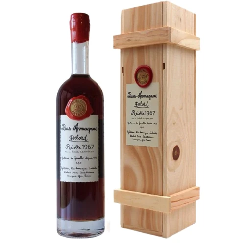 Арманьяк Delord Bas-Armagnac 1967 wooden box 40 % 0.7 л (WHS3324113719671)