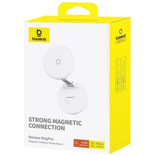 Держатель Baseus Car Holder MagPro Magnetic Foldable White (B10564101211-00) фото 11