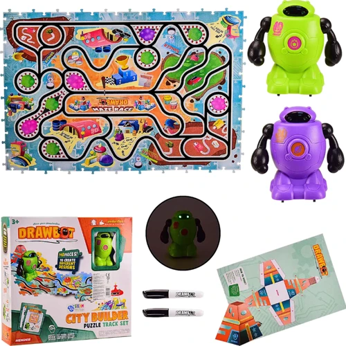 Индуктивная игрушка, робот, едет по нариссованой линии (DB2-2): Производитель Noname