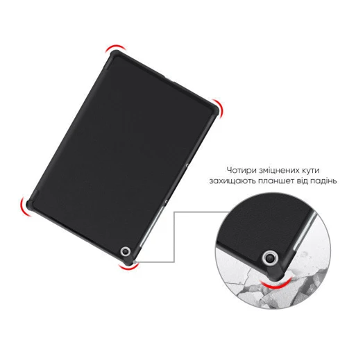 Аксесуар для планшетних ПК AirOn Premium Black for Lenovo Tab M10 HD 2nd Gen TB-X306F + film (4822352781038) фото 5