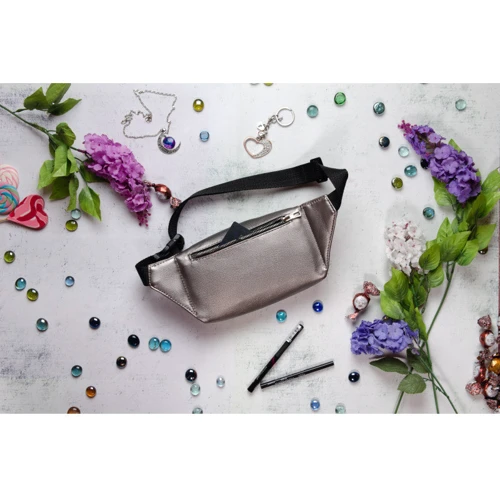 Сумка жіноча Sambag Tirso MSH silver dark (80111004): Фактура Матовая, Гладкая