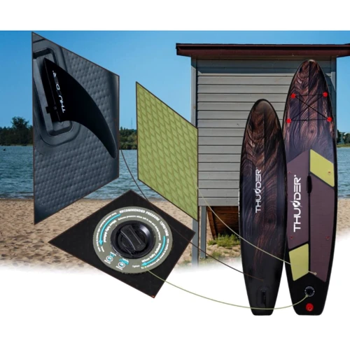Надувная SUP доска THUNDER WOOD 320 (WOOD) фото 2