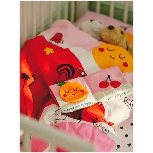 Пододеяльник с наволочкой ІКЕА GRÖNFINK 110х125/35х55 см (60572379)