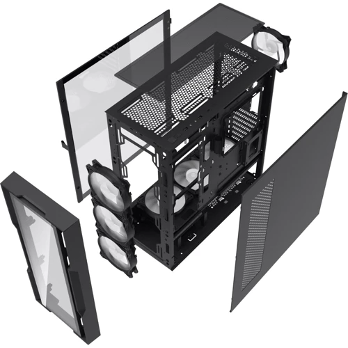 Корпус DarkFlash DK431 Glass Black фото 7