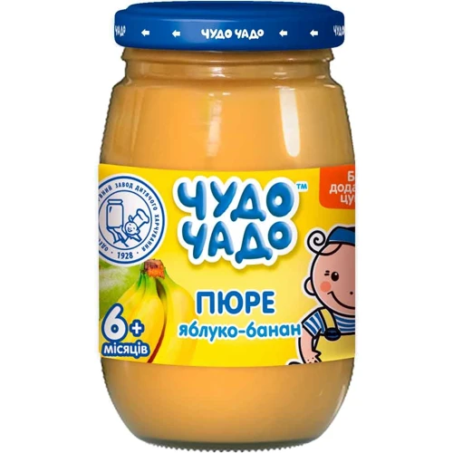 Чудо-Чадо пюре яблоко и банан без сахара 170 г