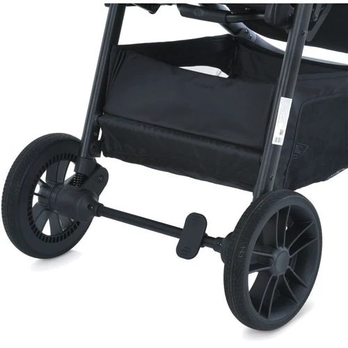 Прогулянкова коляска El Camino Dahlia ME1181 Black: Материал колес полиуретан