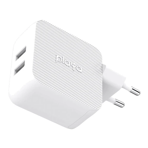 Зарядное устройство Playa by Belkin Wall Charger Home 2xUSB 12W 2.4A White: Кабель в комплекте отсутствует
